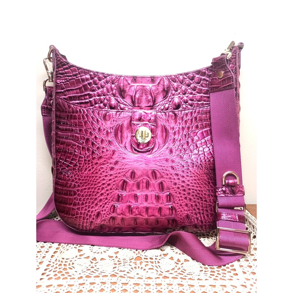 Brahmin LEIA Crossbody Bag, Pomegranate
